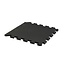 Benson Zwarte puzzel vloertegels - anti-slip - weerbestendig - 30 x 30 cm - 9 stuks
