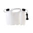 Benson Plastic Brandstof Jerrycan - 8 liter - Brandstof - Olie - Wit