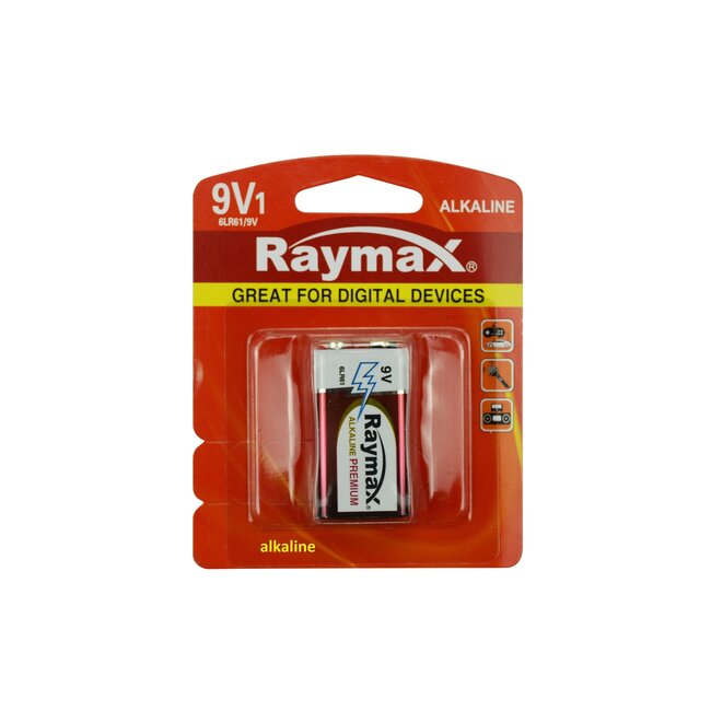 Raymax Batterij 9V - 6LF22 - Alkaline