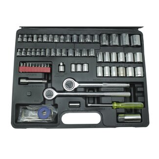 Benson Complete dopsleutelset - 73-delig - veelzijdig gebruik - solide koffer