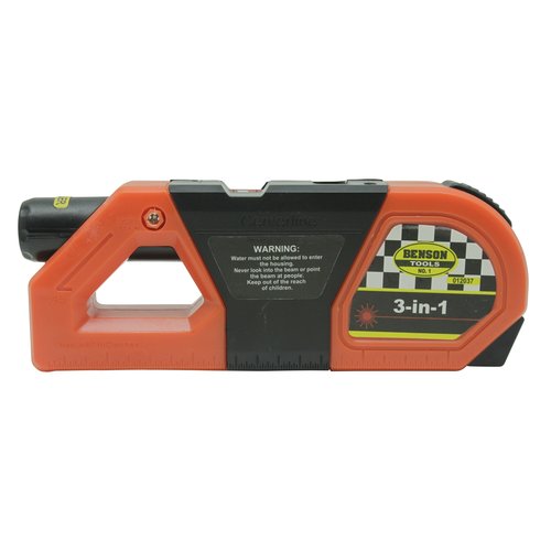 Benson Rolmaat met Laser en Waterpas - 3 in 1 Benson Rolmaat met Laser en Waterpas - 3 in 1
