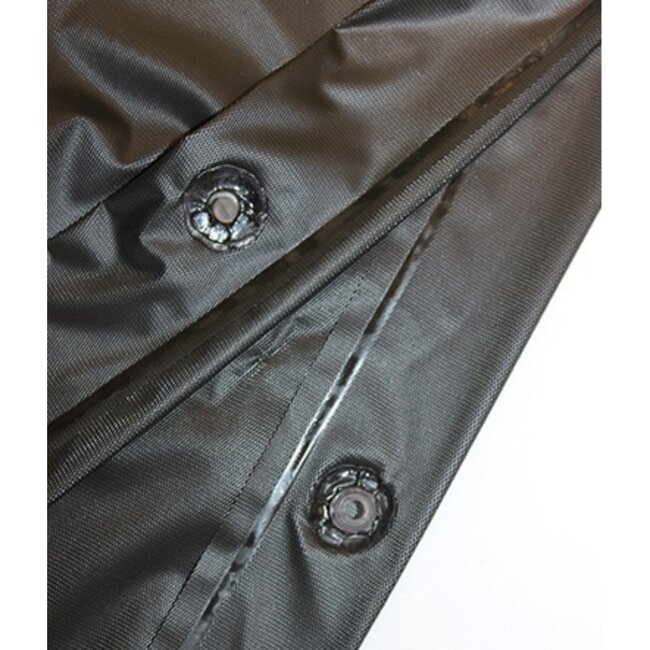 Benson Stijlvolle regenponcho met capuchon - lichtgewicht - universele maat - zwart