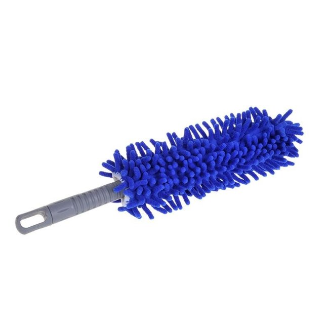 Pro Plus Velgenborstel - Chenille - Blauw - Lengte 40 cm