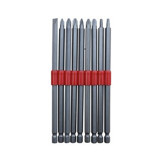 Benson Lang Bit Set 150 mm - PZ, PH en Torx - 10 delig