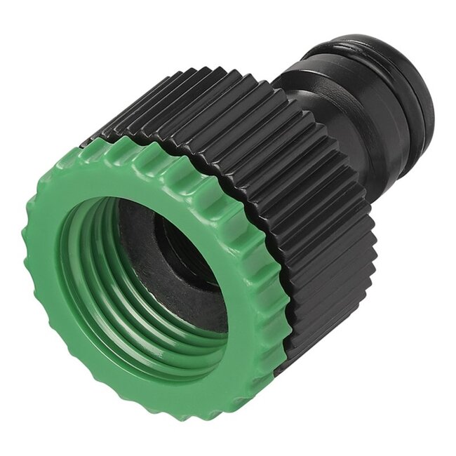 ProPlus Kraanaansluiting - Tuinslangverbinding - Ø 21 en 26.5 mm - Universeel - Grijs/Groen