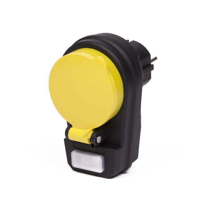 Benson Stopcontact buiten - randaarde - schakelaar en klep - IP44