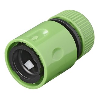 ProPlus Slangkoppeling - Kunststof - Voor 13-15mm Tuinslangen - Groen - Universeel