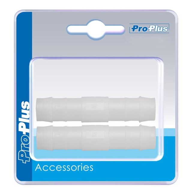 ProPlus Slangtule recht - Ø 12 mm - Duurzaam polypropyleen - 2 stuks