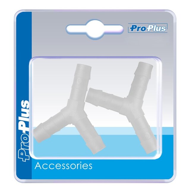 ProPlus Slangtule Y-Stuk - Polypropyleen - Ø 8 mm - 2 stuks - Temperatuurbestendig