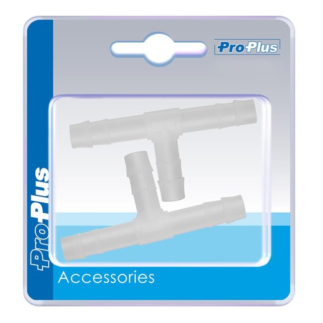 ProPlus Slangtule T-Stuk - Ø 8 mm - Temperatuurbestendig - 2 stuks