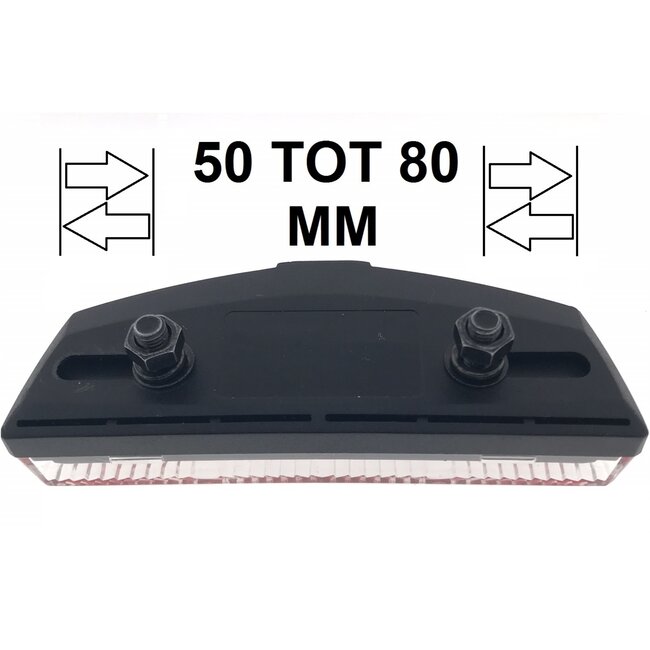 Benson LED fietsachterlicht - staartreflector - 2 heldere LED's - eenvoudig te monteren