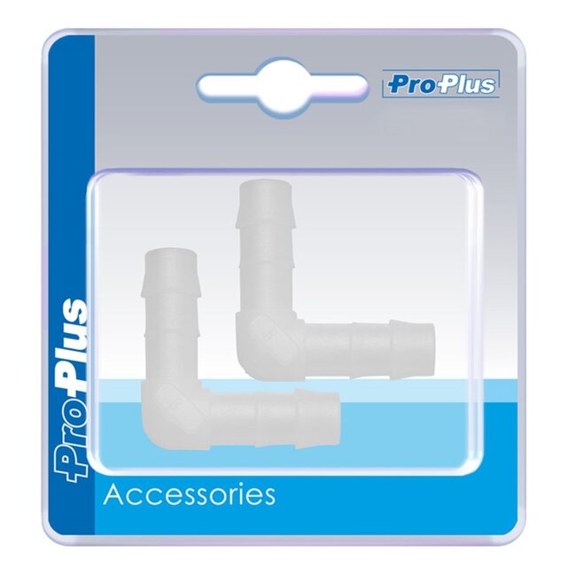 ProPlus Slangtule haaks - Ø 8 mm - temperatuurbestendig - set van 2 - wit