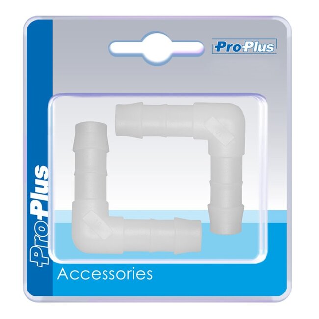 ProPlus Haakse slangtules - Ø 10 mm - temperatuurbestendig - set van 2 - wit