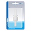 ProPlus Slangtule koppeling - 10 mm diameter - wit - nylon - hoge druk en temperatuurbestendig