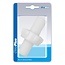 ProPlus Slangtule koppeling - Ø 25 mm - Nylon - Wit - Hoge drukbestendigheid
