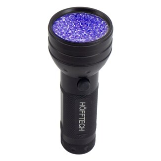 Hofftech UV zaklamp - 51 LED's - 5 Watt - robuust aluminium - veelzijdig gebruik