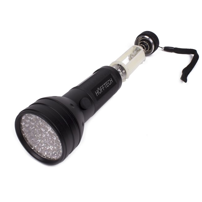 Hofftech UV zaklamp - 51 LED's - 5 Watt - robuust aluminium - veelzijdig gebruik