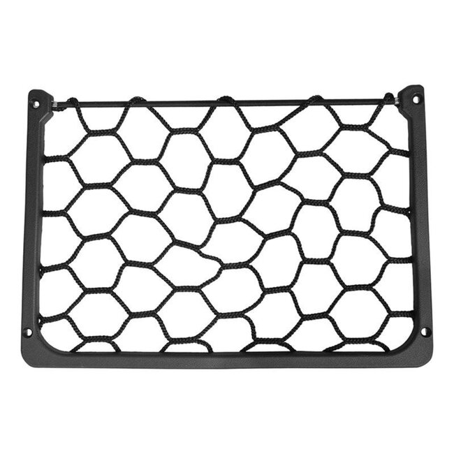 ProPlus Elastisch opbergnet met kunststof frame - 31 x 21 cm - zwart