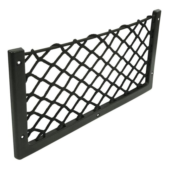 ProPlus Elastisch opbergnet met kunststof frame - 302 x 169 mm - zwart
