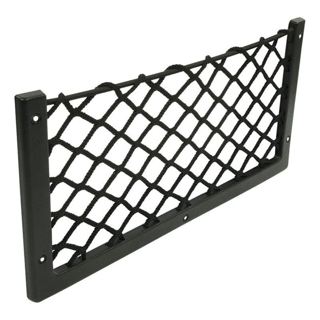 ProPlus Elastisch opbergnet met kunststof frame - 366 x 180 mm - zwart