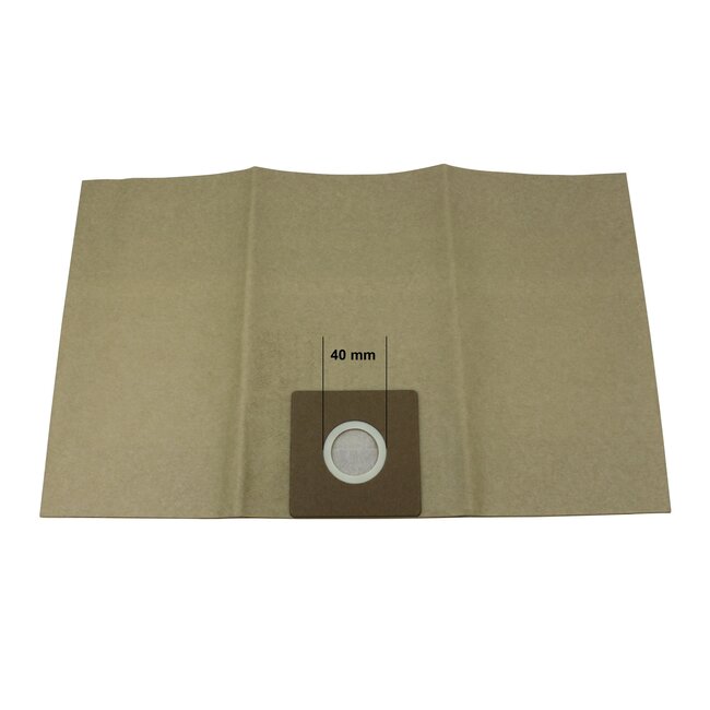 Hofftech Stofzuigerzakken - 5 stuks - 12 liter - voor nat- en droogzuigers - 1200 watt