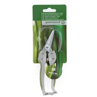 Greensword Bloemenschaar - Recht Model - SK5 Staal - 180 mm - Ergonomisch - Anti-slip Handvat
