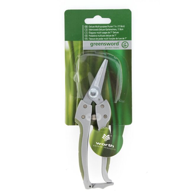 Greensword Bloemenschaar - Recht Model - SK5 Staal - 180 mm - Ergonomisch - Anti-slip Handvat