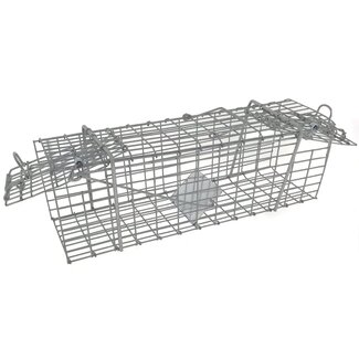 Benson Opvouwbare dierenval met 2 deuren - diervriendelijk - 31 x 11 x 11 cm Benson Opvouwbare dierenval met 2 deuren - diervriendelijk - 31 x 11 x 11 cm