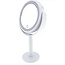 Benson Make-up spiegel met LED-ring - touch dimmer - 360° draaibaar - 1x/5x vergroting - wit