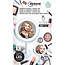 Benson Make-up spiegel met LED-ring - touch dimmer - 360° draaibaar - 1x/5x vergroting - wit