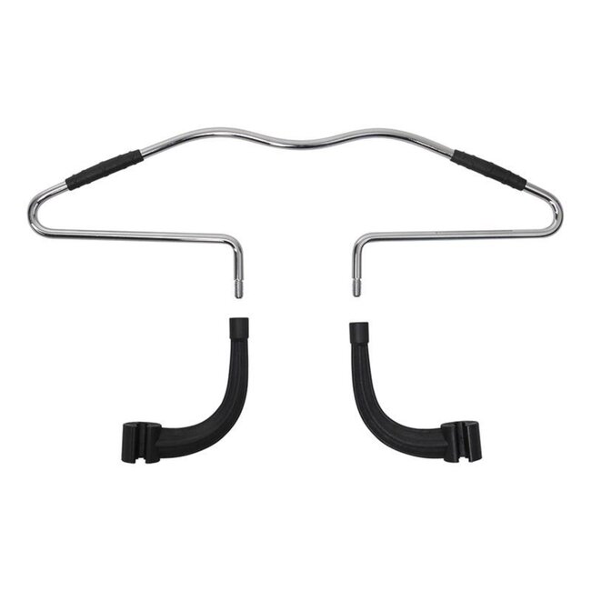 ProPlus Auto kledinghanger - universeel - chroomstaal - eenvoudig te installeren - 43 cm breed