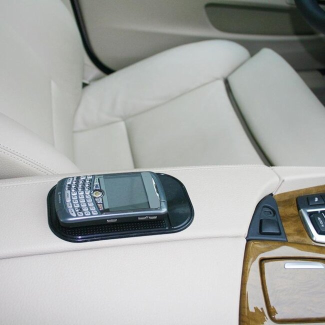 ProPlus Anti-slip mat - siliconen - hittebestendig - 8,5 x 14 cm - zwart