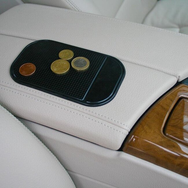 ProPlus Anti-slip mat - siliconen - hittebestendig - 8,5 x 14 cm - zwart