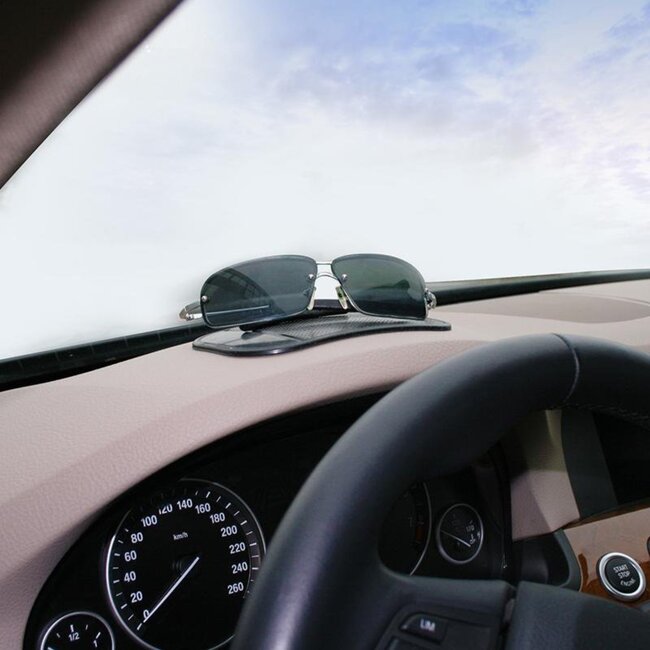 ProPlus Anti-slip mat - siliconen - hittebestendig - 8,5 x 14 cm - zwart