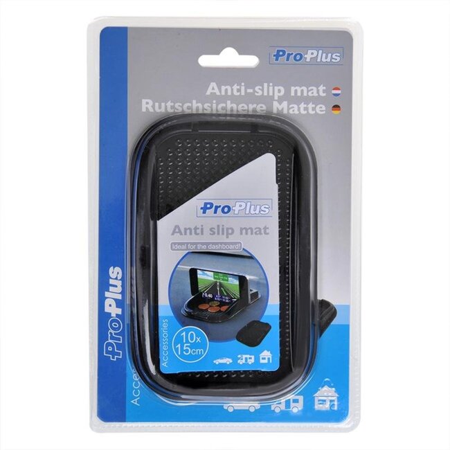 ProPlus Anti-slipmat - Compact - Siliconen - Zwart - 10 x 15 cm