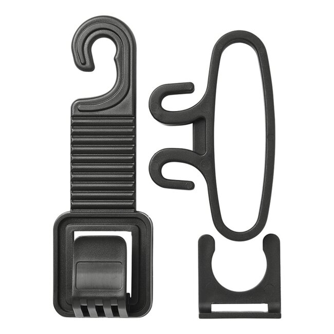 ProPlus Multifunctionele hanger voor autohoofdsteun - zwart - eenvoudig te installeren - compacte afmetingen