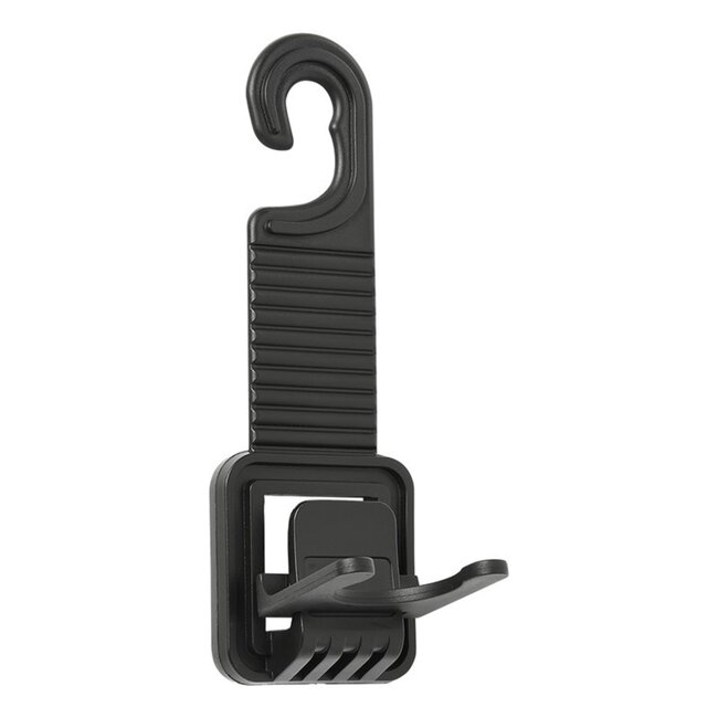 ProPlus Multifunctionele hanger voor autohoofdsteun - zwart - eenvoudig te installeren - compacte afmetingen