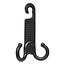 ProPlus Dubbele hoofdsteun hangers - multifunctioneel - zwart - set van 2