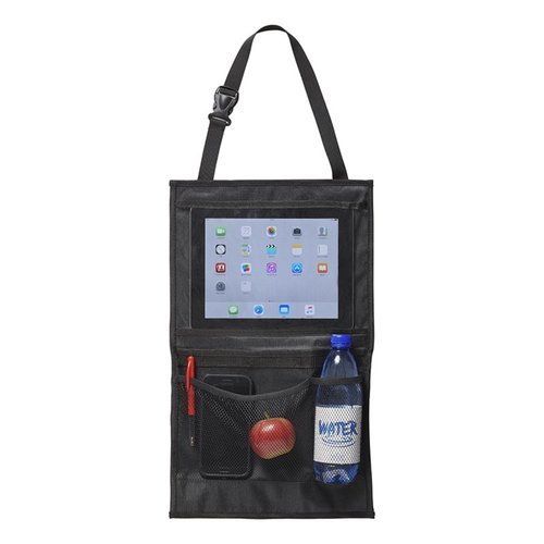 Pro Plus Autostoel Organizer - Tablethouder 2 in 1 - 50 x 30 cm - met Stoelbevestiging - Zwart Pro Plus Autostoel Organizer - Tablethouder 2 in 1 - 50 x 30 cm - met Stoelbevestiging - Zwart