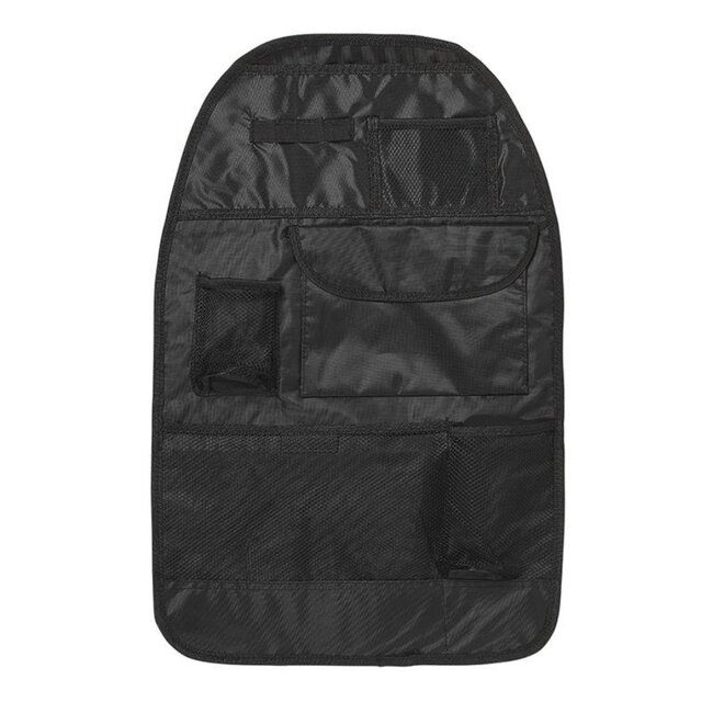 ProPlus Organizer voor autostoel - 3 grote vakken - 2 kleine vakken - 4 pennenhouders - 60 x 40 cm - zwart