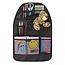 ProPlus Organizer voor autostoel - 3 grote vakken - 2 kleine vakken - 4 pennenhouders - 60 x 40 cm - zwart
