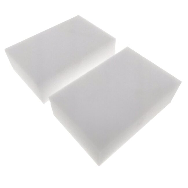 Benson Magische wonderspons - schoonmaakspons - 12 x 8 cm - 2 stuks - alleen water nodig