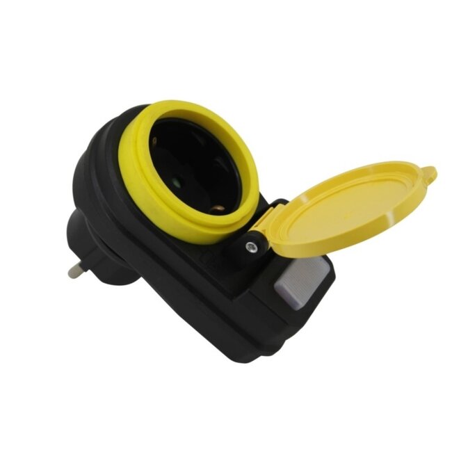 Benson Stopcontact buiten - randaarde - schakelaar en klep - IP44