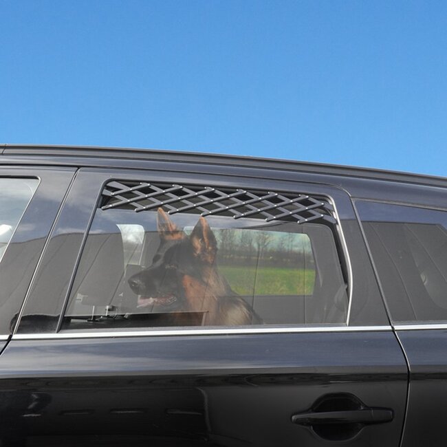 ProPlus Ventilatierooster voor autoraam - verbeterde luchtstroom - 500 x 175 mm - zwart