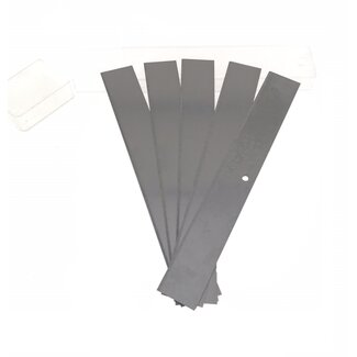 Benson Schrapermesjes - Gehard Staal - 100 mm - 5 stuks - Inclusief Opberghuls
