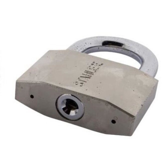 Stahlex Robuust hangslot - geharde beugel - waterbestendig - 70 mm - inclusief 4 sleutels