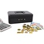 Benson Compacte geldkluis - combinatieslot - uitneembare bak - zwart - 25 x 18 x 9 cm