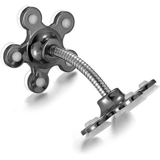 Benson Flexibele telefoonhouder - 360 graden draaibaar - Zuignap - Zwart - Universeel