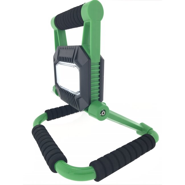 Hofftech Krachtige LED bouwlamp - 20W - 1400 lumen - waterdicht IP65 - oplaadbaar - 3 uur werktijd