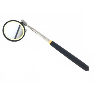 Benson Telescopische inspectiespiegel - Ø 38 mm - COB LED - 8 lumen - Uitzetbaar 250-870 mm Benson Telescopische inspectiespiegel - Ø 38 mm - COB LED - 8 lumen - Uitzetbaar 250-870 mm
